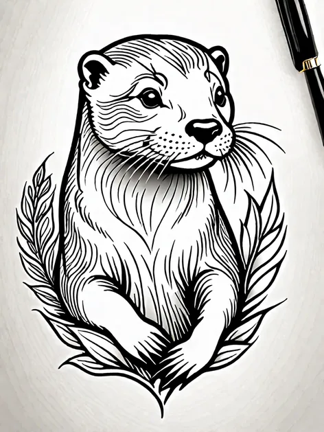 otter tattoo