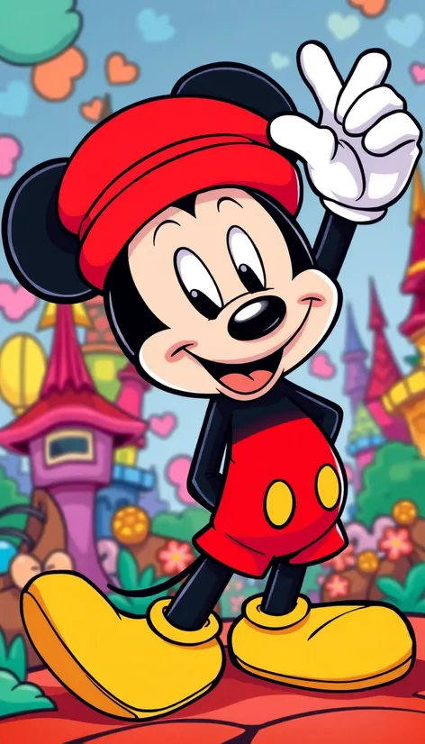 clip art of mickey