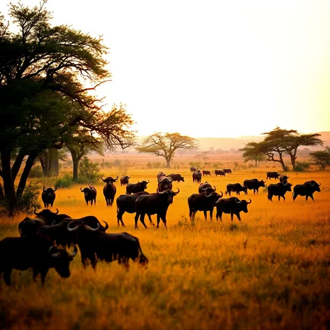 buffaloes serengeti national park