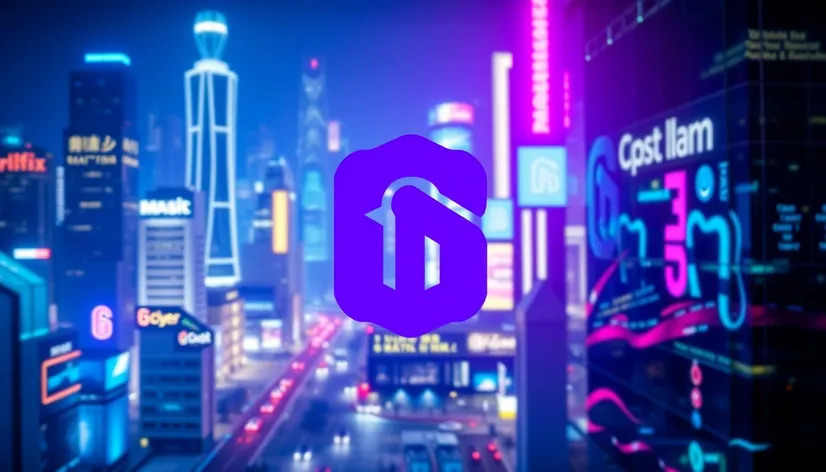 internet company with purple