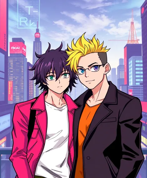 anime gay couple