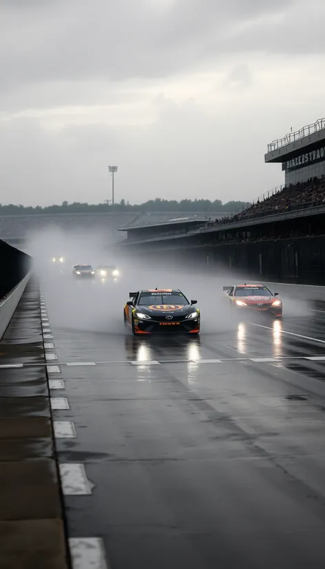 rainy nascar images