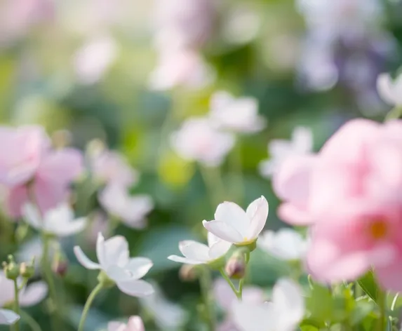 pastel flowers