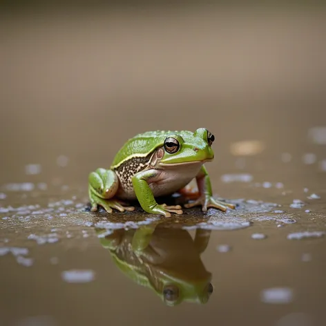 frog standing up