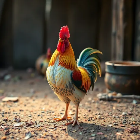 miniature rooster