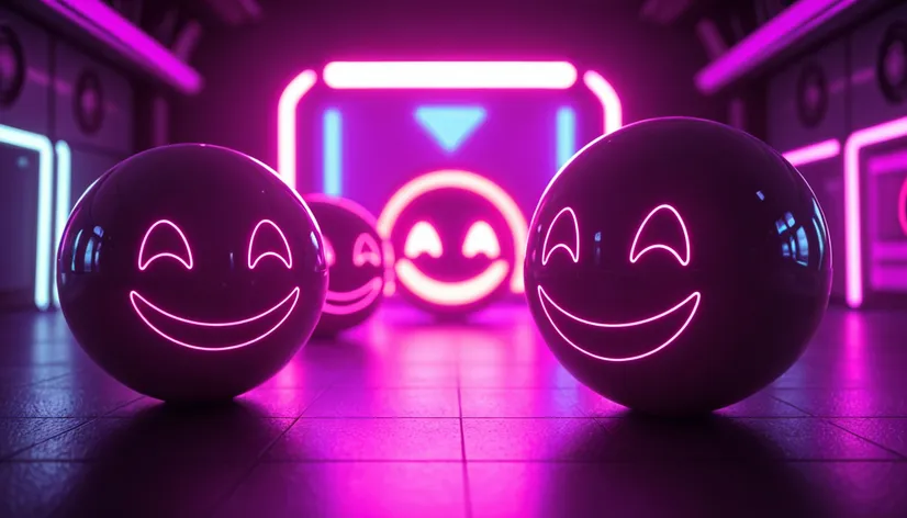 futuristic emoticons