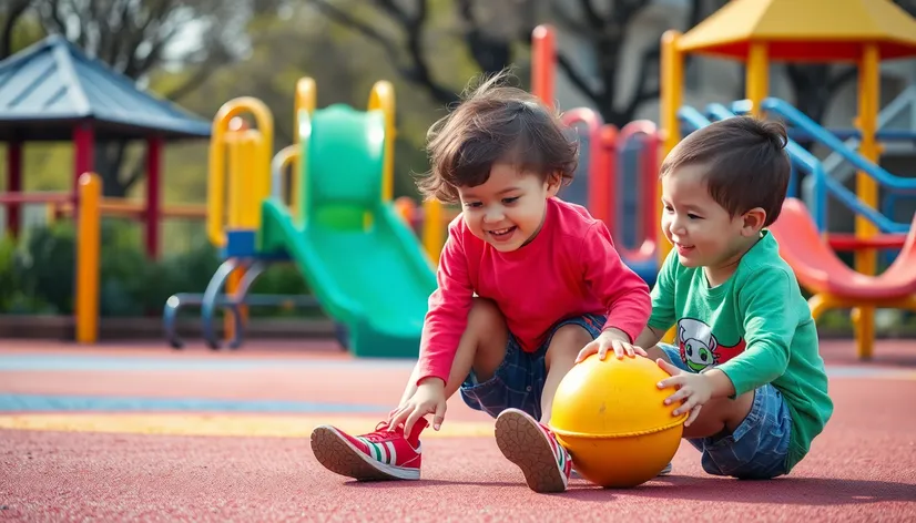 three kids playing clipart