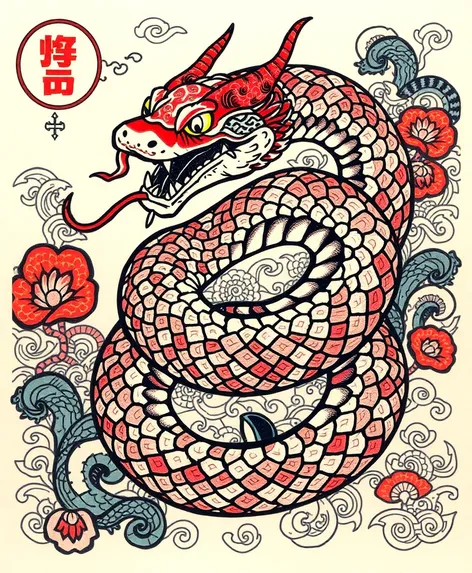 tattoo snake japanese