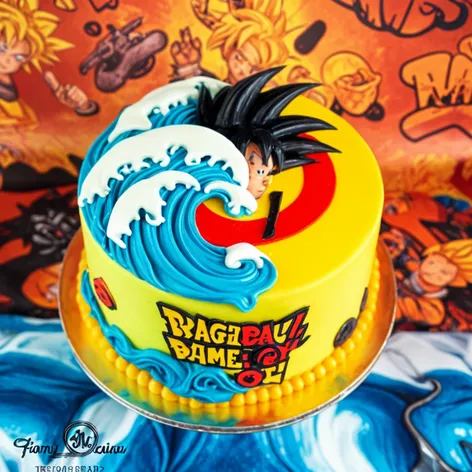 goku theme cake