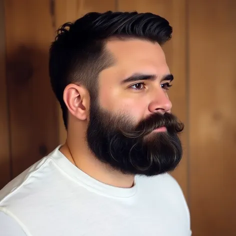 beard styles for round