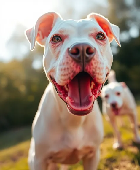 white pit bulls