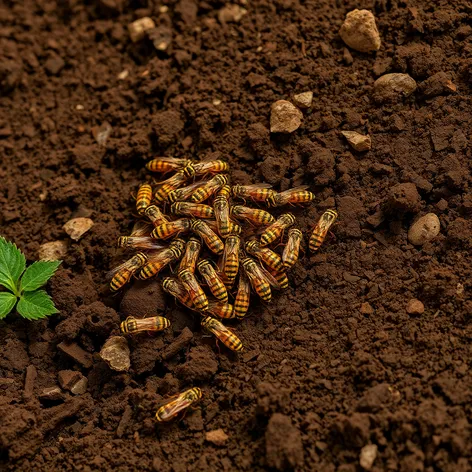 wasps in soil