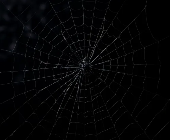 black widow spider web