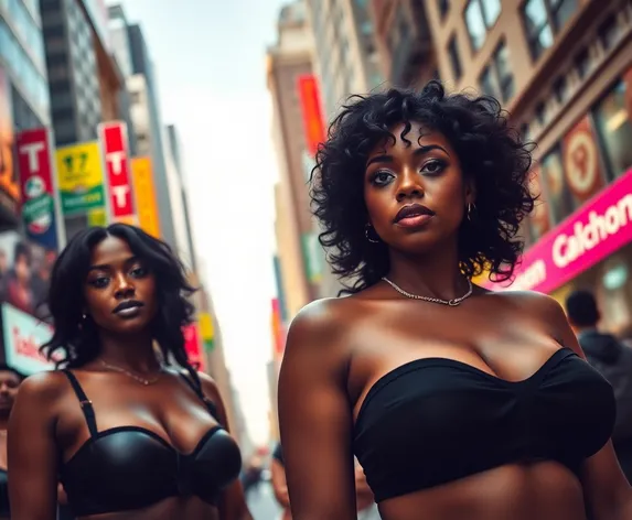 black busty ladies