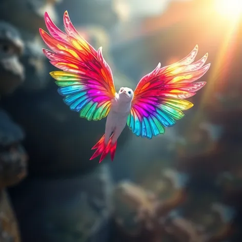 rainbow wings