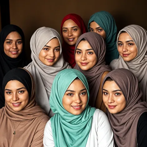 Hijabi women