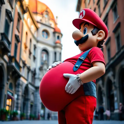 pregnant mario