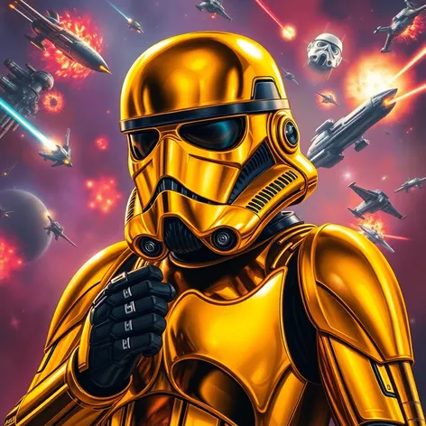 golden storm trooper