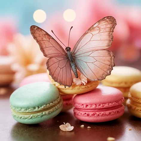 Butterfly macaron