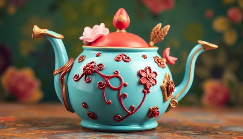 alice in wonderland teapot