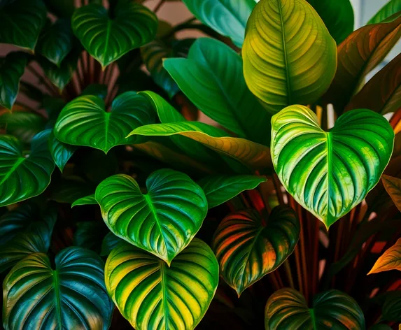 big leaf indoor plants