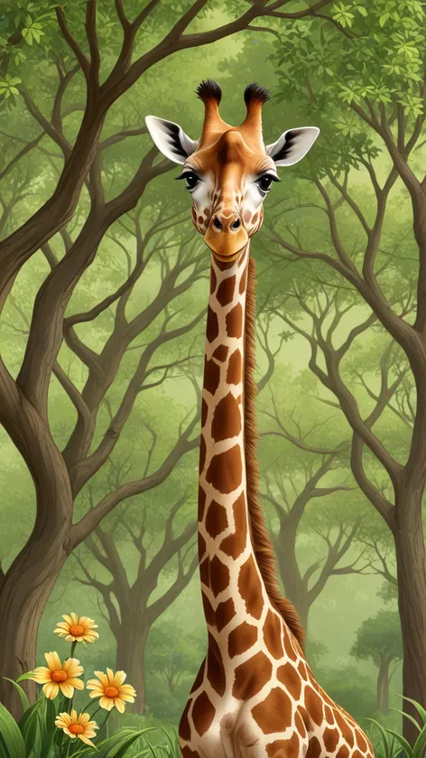 giraffe cartoon