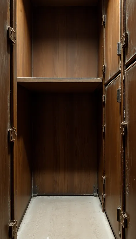 locker shelf in locker