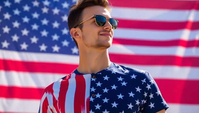 usa flag shirt