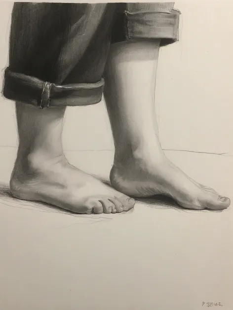 foot drawing