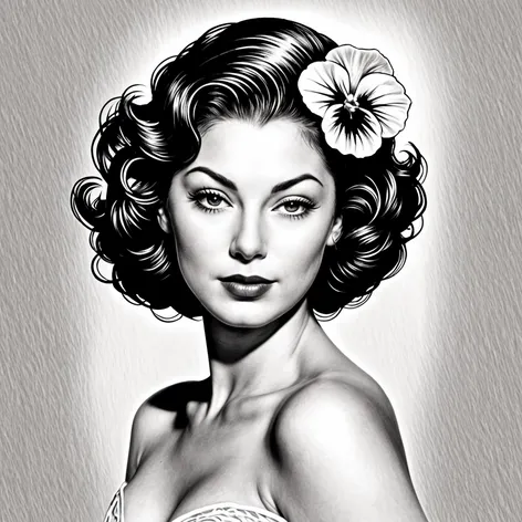 ava gardner pansies in