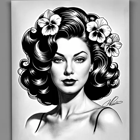 ava gardner pansies in