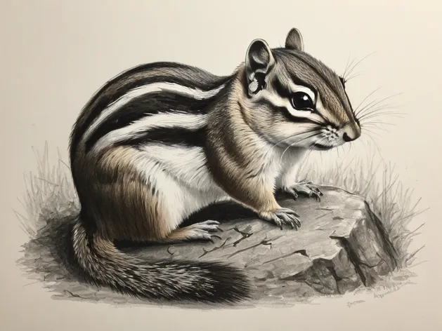 chipmunk drawing