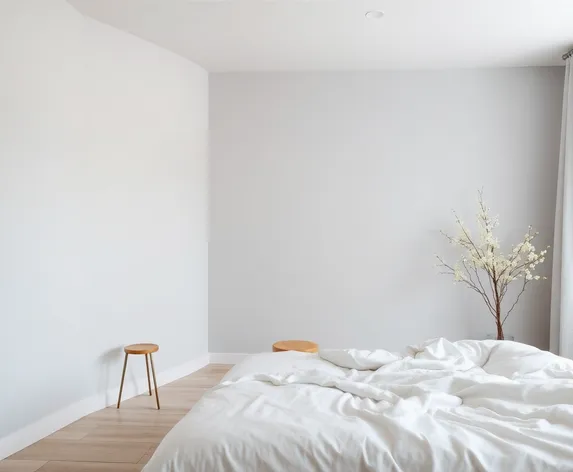 light gray walls