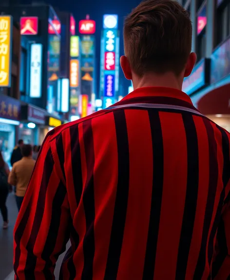 red striped shirt