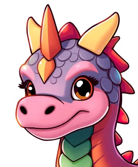 cute dragon head