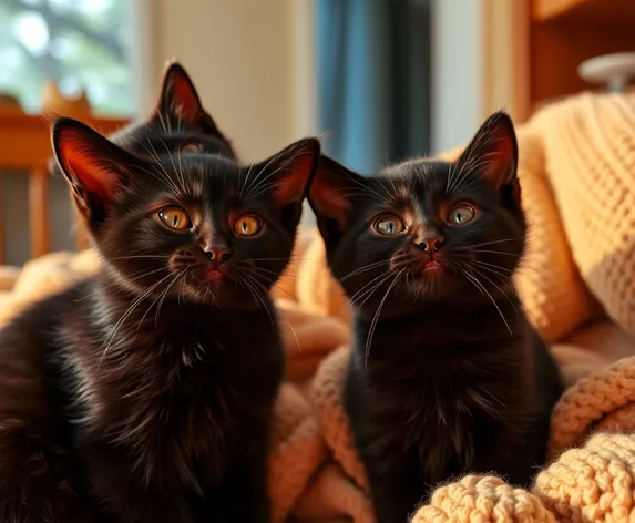 cute black cats