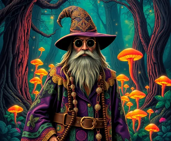 70s wizard art