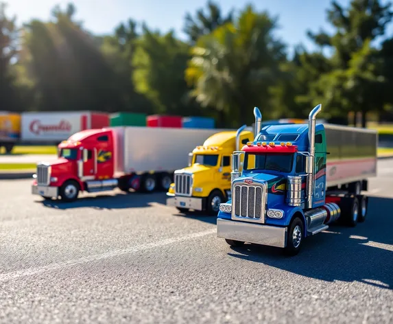 toy semi trucks and