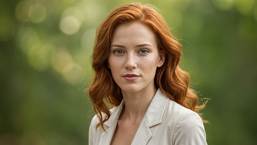 businesswomen redhead portraits