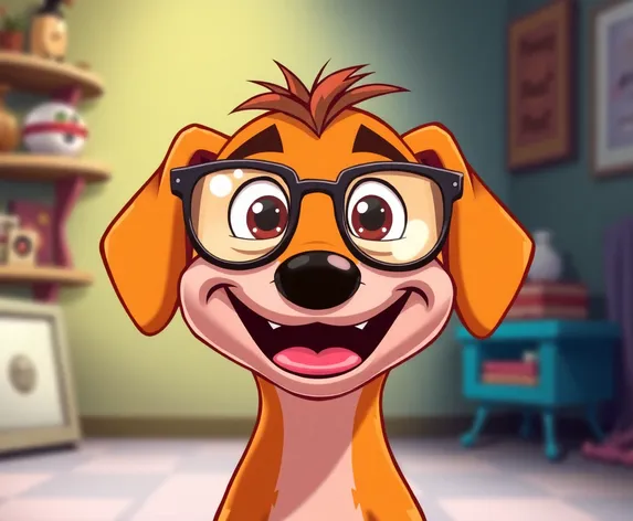 dog with glasses meme