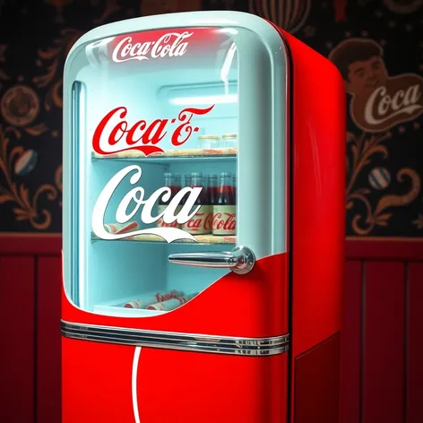 coca cola fridge