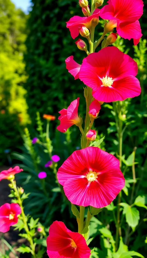 double hollyhock