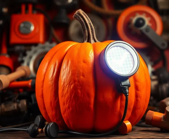 check engine light pumpkin