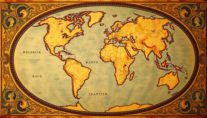 flat earth map ancient