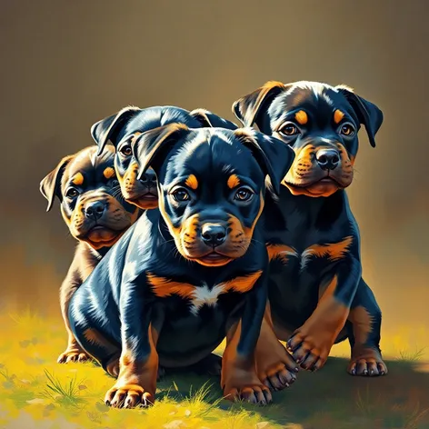 rottweiler puppies mixed with