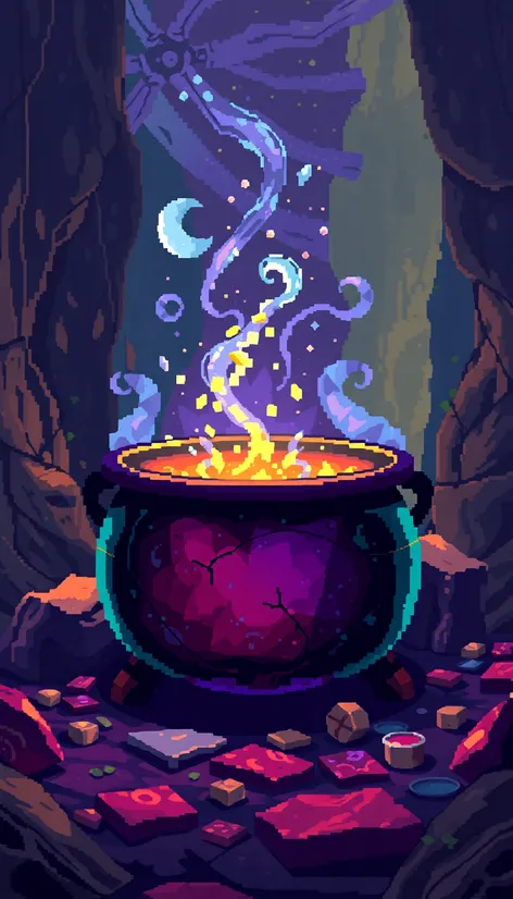 cauldron pixel art