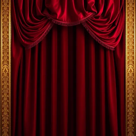 wine red luxury curtain