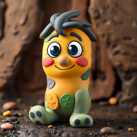 clay cartoon character