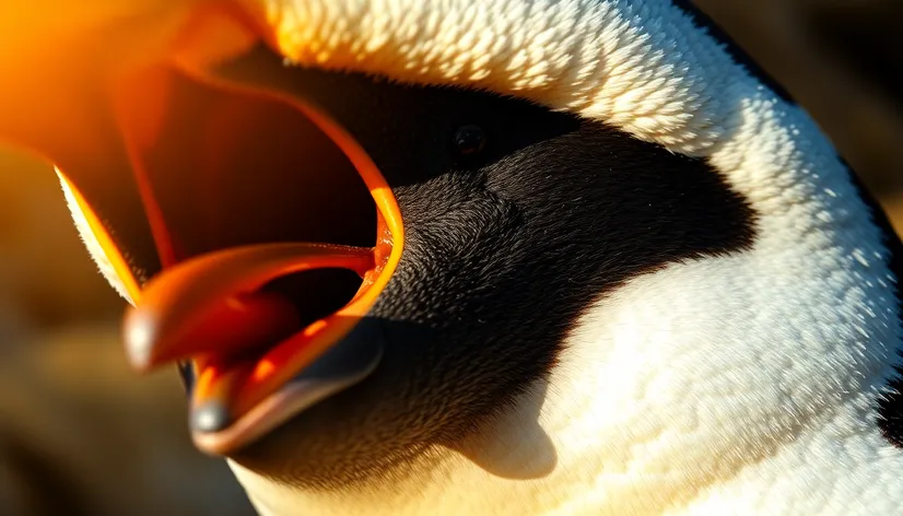 inside of a penguin's