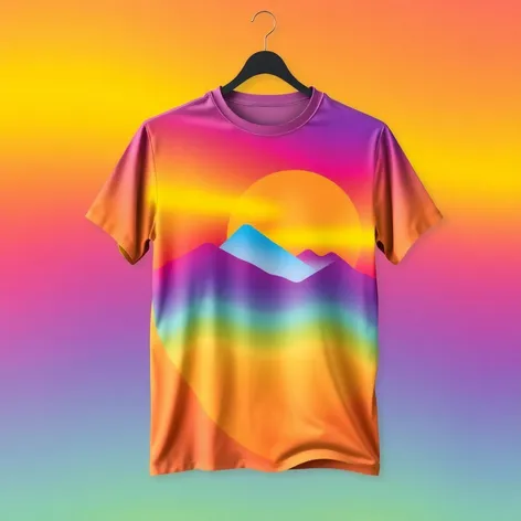 t-shirts with gradiant images